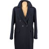 Dámský modrý dlouhý kabát Orsay XL