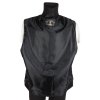 Kožená pánská černá vesta ALLYSA  XL*
