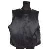 Kožená pánská černá vesta  XXL*