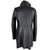KOŽENÝ dámský černý kabát na zip Le Monique L