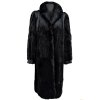 Pravý dámský černý dlouhý kožich KARA S