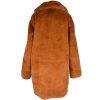 Dámský skořicový plyšový kožíšek AMISU 42