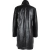 KOŽENÝ dámský dlouhý černý kabát Roy/Rene 40, 42