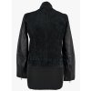 KOŽENÁ dámská černá bunda na zip MANGO XS