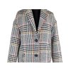 Dámský kostkovaný kabát Stradivarius XS