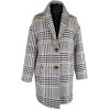Dámský kostkovaný kabát Stradivarius XS