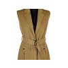 Dámská hořčicová vesta s páskem AMISU 40