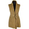 Dámská hořčicová vesta s páskem AMISU 40