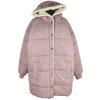 Dámská starorůžová zimní bunda s kapucí Rainbow 50/24