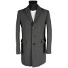 Vlněný pánský šedý kabát F&F S