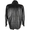 KOŽENÁ pánská černá bunda na zip s odnímatelnou vložkou 54