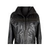 KOŽENÁ dámská černá bunda na zip Derisa L