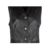 KOŽENÁ dámská černá vesta 40