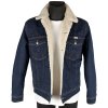 Pánská modrá zimní džínová bunda WRANGLER S