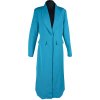 Dámský dlouhý tyrkysový kabát Stylewe M - s cedulkou