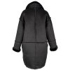 Dámský černý kabát AMISU 34