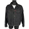 Pánská černá džínová bunda LEVIS 501, W36,L36