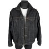 Pánská černá džínová bunda LEVIS 501, W36,L36