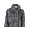 Dámský šedý kožich Makyta XL/XXL