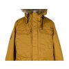 Pánský hořčicový zimní kabát s kapucí HOUSE XL