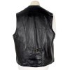 KOŽENÁ pánská černá vesta EVOCO XL