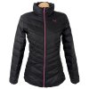 Péřová dámská černá prošívaná bunda na zip PUMA 10/36