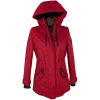 Dámská červená zimní parka s kapucí NAVAHOO S/M
