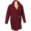 Dámský červený kabát - křivák ONLY S