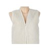 Vlněná (100%) dámská bílá vesta VLNKA S