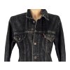 Dámská černá džínová oversize bunda LEVIS M