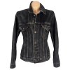 Dámská černá džínová oversize bunda LEVIS M