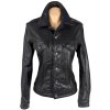 KOŽENÁ dámská černá bunda LEVIS M