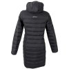 Dámský černý prošívaný kabát s kapucí Altisport S