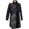 Extravagantní dámský černý kabát Blancheporte 46