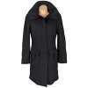 Vlněný (50%) dámský černý kabát MEXX 42