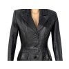 KOŽENÉ dámské černé sako SOON M