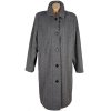 Dámský šedý kabát Carlo Cecci 50
