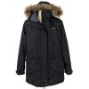 Dámská černá zimní parka s kapucí HEAD XL