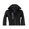 Dámská černá softshellová bunda s kapucí Hannah 38