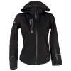 Dámská černá softshellová bunda s kapucí Hannah 38