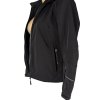 Dámská černá softshellová bunda s kapucí Hannah 38