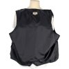 KOŽENÁ pánská černá vesta XL