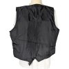 KOŽENÁ pánská černá vesta XL