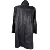 KOŽENÝ dámský černý kabát Cimmy Pelle XXL
