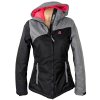 Dámská černá lyžařská bunda s kapucí Alpine Pro S