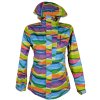 Lyžařská dámská barevná bunda s kapucí Horsefeathers S