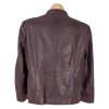 KOŽENÁ dámská fialová bunda na zip GERRY WEBER XXL