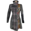 Extravagantní dámský kabát se vzorem ZUKI S