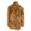 Pravý dámský koňakový kožich  M*