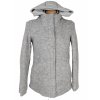 Vlněná (50%) dámská šedá zateplená bunda s kapucí Street One 10/36
